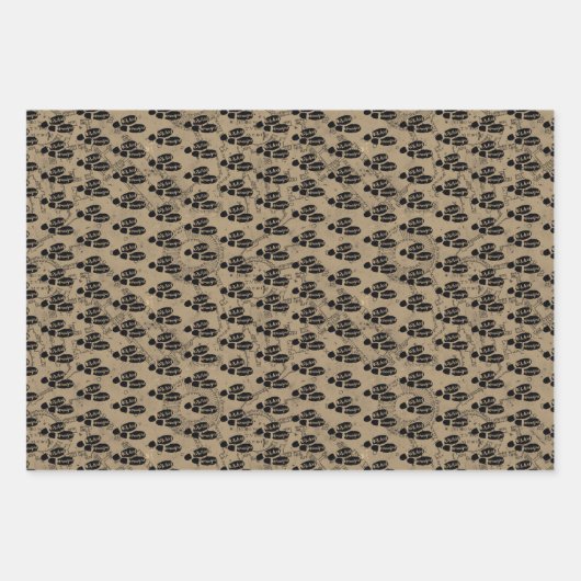 Feuille De Papier Cadeau Harry Potter | MISCHIEF MANAGED™ Mappage Empreinte (Devant)