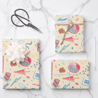Feuille De Papier Cadeau HARRY POTTER™ Motif de fête d'anniversaire
