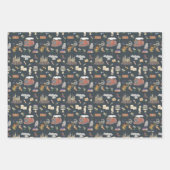 Feuille De Papier Cadeau HARRY POTTER™ | Motif icônes (Devant 2)