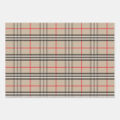 Feuille De Papier Cadeau Hatter Plaid (Devant 2)