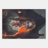 Feuille De Papier Cadeau Haunting house (Devant)