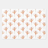 Feuille De Papier Cadeau Hawaïen Print heliconia flower 2 (Devant 2)