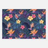 Feuille De Papier Cadeau Hawaiin Sunset Glow : Oiseau du Paradis (Devant 3)
