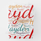 Feuille De Papier Cadeau Hayden (En situation)