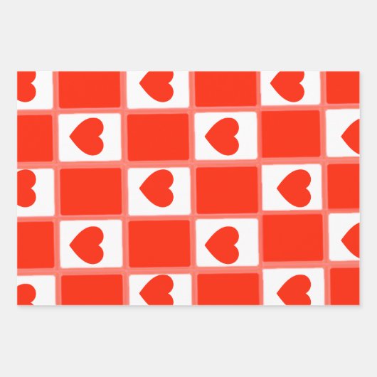 Feuille De Papier Cadeau heart custom Sustainable Premium Crew Sock (Devant)