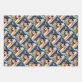 Feuille De Papier Cadeau Heavenly angel daydreaming on a cloud in the sky (Devant 2)