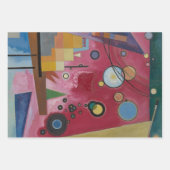 Feuille De Papier Cadeau Heavy Red by Wassily Kandinsky (Devant 2)