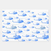 Feuille De Papier Cadeau Hélicoptère UH-1H (Devant 3)