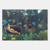 Feuille De Papier Cadeau Henri Rousseau - Le Rêve / Le Reve (Devant 3)