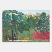 Feuille De Papier Cadeau Henri Rousseau - Sélection de chefs-d'oeuvre (Devant 3)