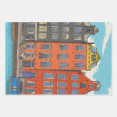 Feuille De Papier Cadeau Herengracht Canal Amsterdam Pays-Bas (Devant 2)