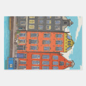 Feuille De Papier Cadeau Herengracht Canal Amsterdam Pays-Bas (Devant)