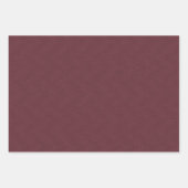 Feuille De Papier Cadeau Herringbone tweeté classique marron rouge Noël (Devant 2)