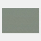 Feuille De Papier Cadeau Herringbone tweete classique sage vert Noël (Devant)