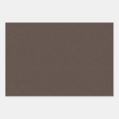 Feuille De Papier Cadeau Herringbone tweeté rustique brun Noël vacances (Devant 3)