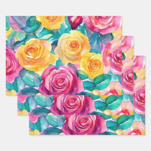 Feuille De Papier Cadeau Heure d'été (Lot)
