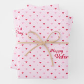 Feuille De Papier Cadeau Heureuse Sainte-Valentin (En situation)