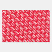 Feuille De Papier Cadeau Heureuse Sainte-Valentin personnalisé (Devant)