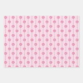 Feuille De Papier Cadeau Heureuse Sainte-Valentin Pink Red Cake Pops Valent (Devant 2)