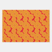 Feuille De Papier Cadeau Hexagons (Devant 3)