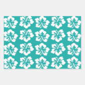 Feuille De Papier Cadeau Hibiscus tropical hawaïen (Devant 2)