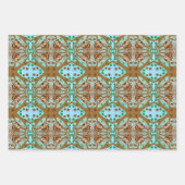 Feuille De Papier Cadeau Hibou, papillon et libellule Anniversaire (Devant 2)