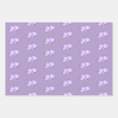 Feuille De Papier Cadeau Hippo bébé aquarelle (Devant 2)