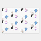Feuille De Papier Cadeau Hippo Birdies Two Ewes (Devant 2)