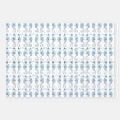 Feuille De Papier Cadeau Hippocampe côtier et Starfish (Devant)