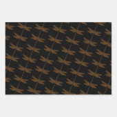 Feuille De Papier Cadeau Histoire de fée magique Imaginaire libellule (Devant 3)