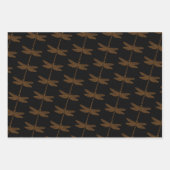 Feuille De Papier Cadeau Histoire de fée magique Imaginaire libellule (Devant)