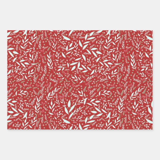 Feuille De Papier Cadeau ho ho Holidays wrapping paper (Devant)