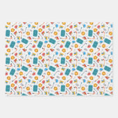 Feuille De Papier Cadeau Hockey sur glace pour les amateurs de sport (Devant)