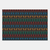 Feuille De Papier Cadeau HOGWARTS™ Maison Animaux Motif croisé (Devant 2)