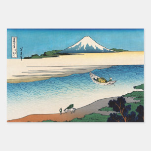 Feuille De Papier Cadeau Hokusai - rivière Tama dans la province de Musashi