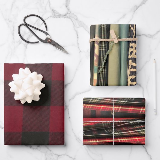 Feuille De Papier Cadeau Holiday (Recto)