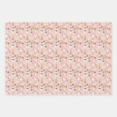 Feuille De Papier Cadeau Holiday Winter Père Noël Snowmen (Devant 2)