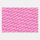 Feuille De Papier Cadeau Holiday Wrapping Paper Set of 3 Sheets (Devant 3)