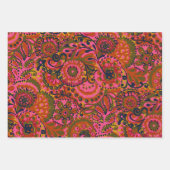 Feuille De Papier Cadeau Holly Paisley Print Wrapping Paper (Devant 3)