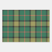 Feuille De Papier Cadeau Holly Wrapping Paper Flat Sheet Set of 3 (Devant 2)