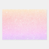 Feuille De Papier Cadeau Holographie élégante et moderne  (Devant)