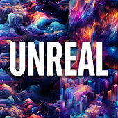 Feuille De Papier Cadeau Holographique Dreamscape : 3D Iridescente Design