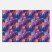 Feuille De Papier Cadeau Holographique Dreamscape : 3D Iridescente Design (Devant 2)