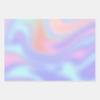 Holographique Iridescente coloré Pastel