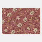 Feuille De Papier Cadeau Honeysucké Delight William Morris Larkspur (Devant)