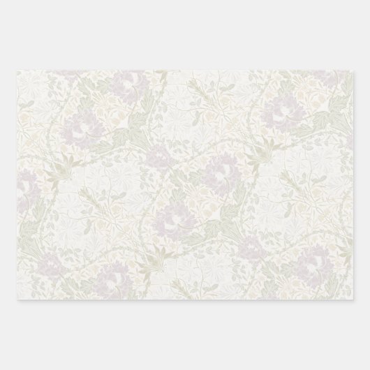Feuille De Papier Cadeau Honeysucké Delight William Morris Larkspur (Devant 2)