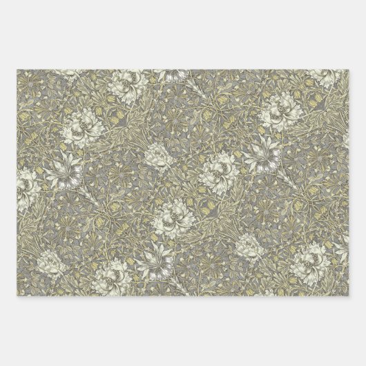 Feuille De Papier Cadeau Honeysucké Delight William Morris Larkspur (Devant 2)