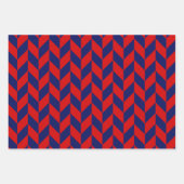 Feuille De Papier Cadeau Houndstooth, Herringbone, Point do-it-yourself Cou (Devant 2)