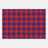 Feuille De Papier Cadeau Houndstooth, Herringbone, Point do-it-yourself Cou (Devant)