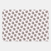 Feuille De Papier Cadeau House Finch in Winter Snow Photo originale (Devant 2)